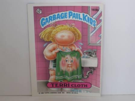169b TERRI Cloth [Side Pzl Pc] 1986 Topps Garbage Pail Kids Card